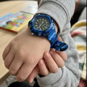 Childrenâ€™s Wristwatch With Camouflage Band