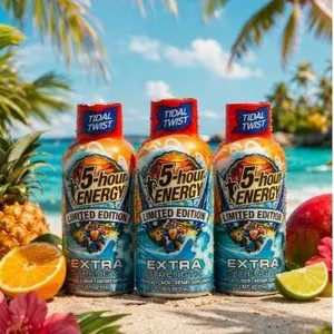 5-Hour Energy Extra Strength Tidal Twist Flavor - 6 Pack with Single Bottle