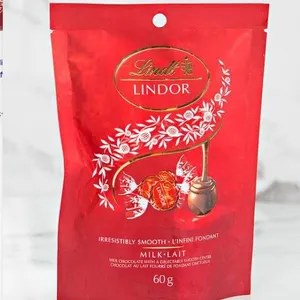 Lindt Lindor Milk Chocolate Pouches, 18 x 60g