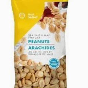 12 Bags of 60g Sea Salt & Malt Vinegar Peanuts