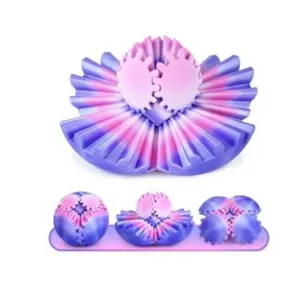 Gear Ball Fidget Toy with 3D Printed Gears, Ages 6+