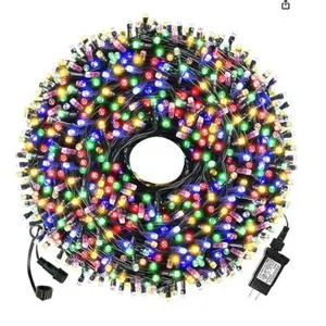 Christmas String Lights, 200 Decorative Mini LED Bulbs