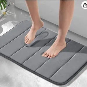 Hitslam Bath Mat, Model Unknown, Gray Color