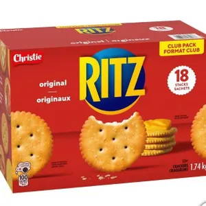 Ritz Crackers Club Pack Format 1.74kg with 18 Stacks