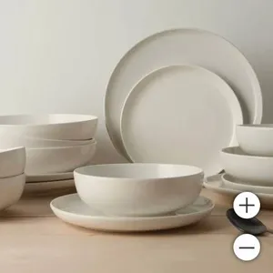 Home Inspiration by Safdie Porcelain Dinnerware Set, 16-pieces