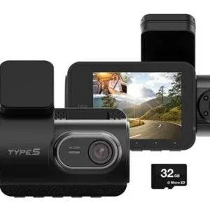 Type S T402 Dual View 4K Dashcam with Enhanced AI Features