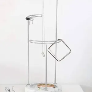 Umbra Tesora, 3 Tier Jewelry Stand, Earring Holder, Accessory Organizer and Display, Nickel/Marble