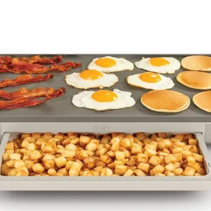 Bella 12x22 Inch Griddle With Warming Tray