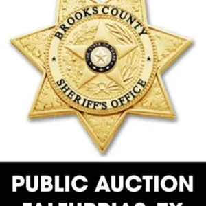 Brooks County Sheriff's Office online auction 4/21/2026