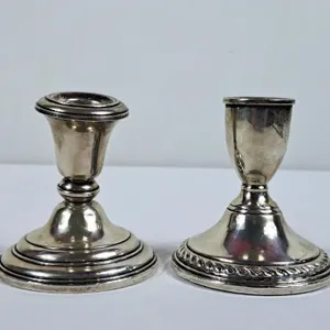 Sterling Silver Candle Holders - Preisner & Frank