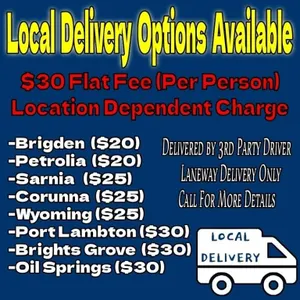 Local Delivery Options Available