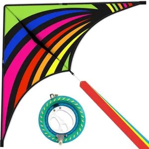 NEW Colorful Rainbow Kite Long Tail