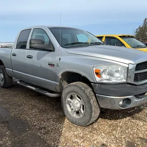 2008 Dodge Ram 3500 Quad Cab Short Box Truck, 4x4, 6.7L Cummins Diesel, 386,062km, Silver, *VIN 3D7MX38A78G114411 (P10-R2-S190)