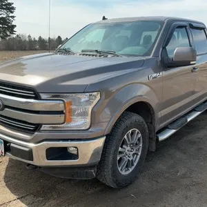 2020 Ford F150 Lariat 4X4 Pickup, Supercrew, 2.7L V6 Ecoboost, Elec 10-Speed Auto with Tow Mo, 66” Box, Leather Seats, Rear Sensors,  new battery, 38,