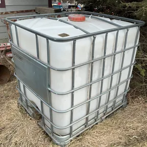 2 Tanks, Were Used To Catch Rain Water, Steel Stand