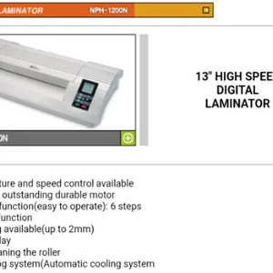 Royal Sovereign 13" High Speed Digital Laminator