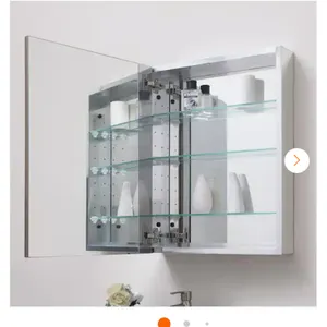 24in W x 30in H Rectangular Medicine Cabinet with Mirror