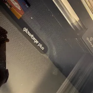 LIGHTLY USED Glowforge Plus 3D Laser Cutter and Engraver and Container of Materials. Less than 100 Hours of Use but Needs to be Cleaned. Retails for 4