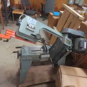 King Metal Cutting Band Saw on Castors