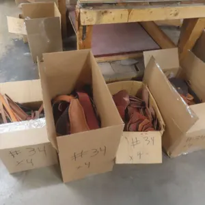 4 Boxes of New Leather Pre-Cut Stirrup Pads and Straps