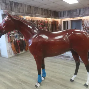 Display Model Moulded Fiberglass Horse – Standing, 6 ft H × 7 ft Long, from Birks Saddlery