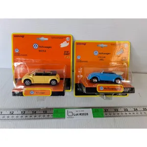Volkswagen Beetle & VW1200 Diecast Model Cars 1:43 Scale, Sealed