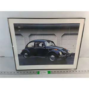 Volkswagen Beetle Framed Photo 20" x 16"