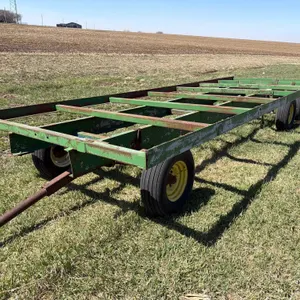 8ft x 23ft Metal Bale Trailer (Green)