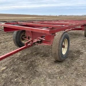 8ft x 23ft Metal Bale Wagon (Red)