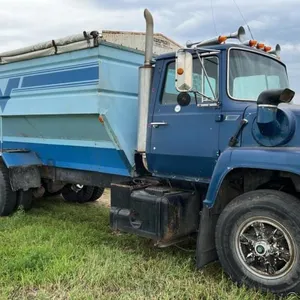 *SAFETIED* 1978 Ford 9000 T/A Truck w/ 19' Load Master Live Bottom Potato Box, 694,548 Showing, VIN: R902VCD0998, Owner: McCarthy Contracting Inc, Sel