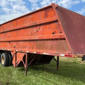 2005 28' Homemade T/A Belly Dump Gravel Trailer, Owner: McCarthy Contracting Inc, Seller: Fraser Auction_______________________