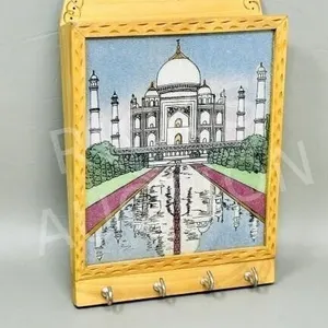 Letter box w/ Gemstone painting on front