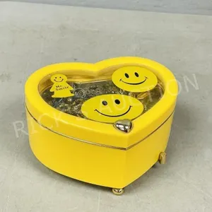 Happy Face jewelry box & contents