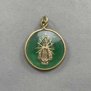 Catholic Madonna Figural Pocket Watch Fob