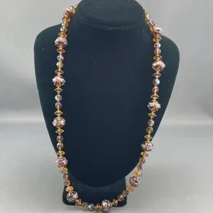 Vintage Murano Glass Beaded Necklace