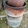 (2) Steel drums and pales