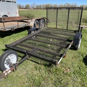 Bumper Pull Single Axle Trailer w/Ramp