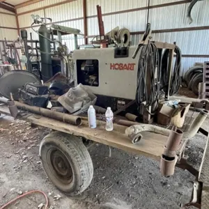 Hobart Champion Welder w/Leads on trailer