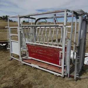 Pearson Squeeze Chute with Palpation Cage