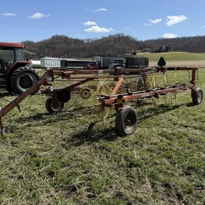 H&S Hi Capacity 12 Wheel Rake