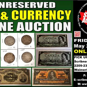 MAY 22-23-24 : 2026 COIN & CURRENCY ESTATE AUCTION