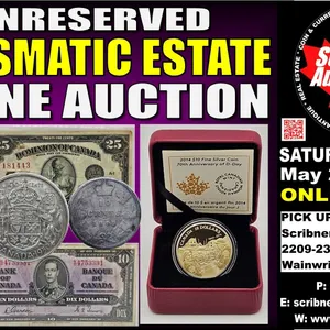 MAY 22-23-24 : 2026 COIN & CURRENCY ESTATE AUCTION