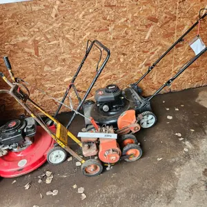 Lawn Machine Grouping (3): 2 Gas Lawnmowers & 1 Gas Powered Edger (No Gas in these machines : Turns