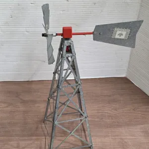 Metal windmill- 16"H
