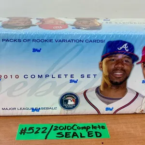 MLB Baseball Topps 2010 SEALED Complete 661 Card Set