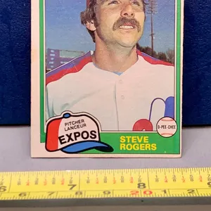 MLB Baseball Card - 1981 OPC Vintage Steve Rogers Expos