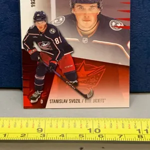 NHL HOCKEY - Authentic Rookies Svozil #192/221 RARE RED Parallel