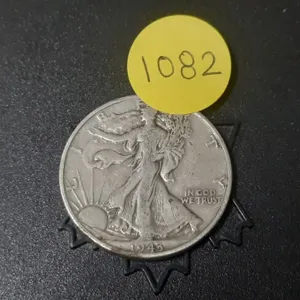 1943 U.S.A Silver Half Dollar.
