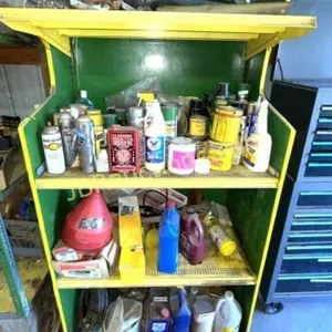 CONTENTS OF SHELVING UNIT - SHELF NOT INCLUDED!