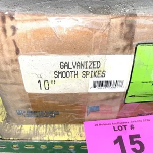 50LB GALVANIZED SMOOTH SPIKES 10"